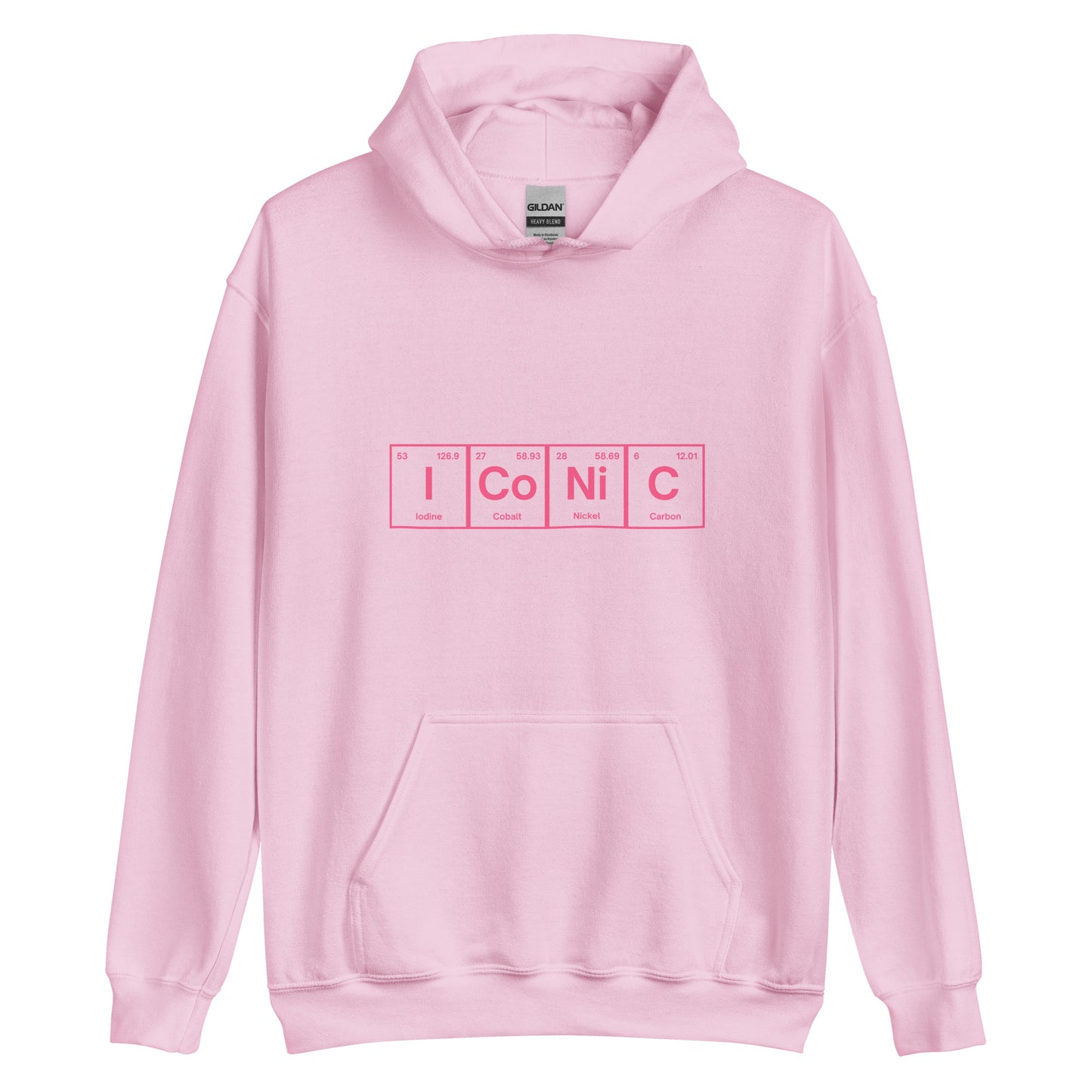 Pink Iconic Periodic Table Hoodie